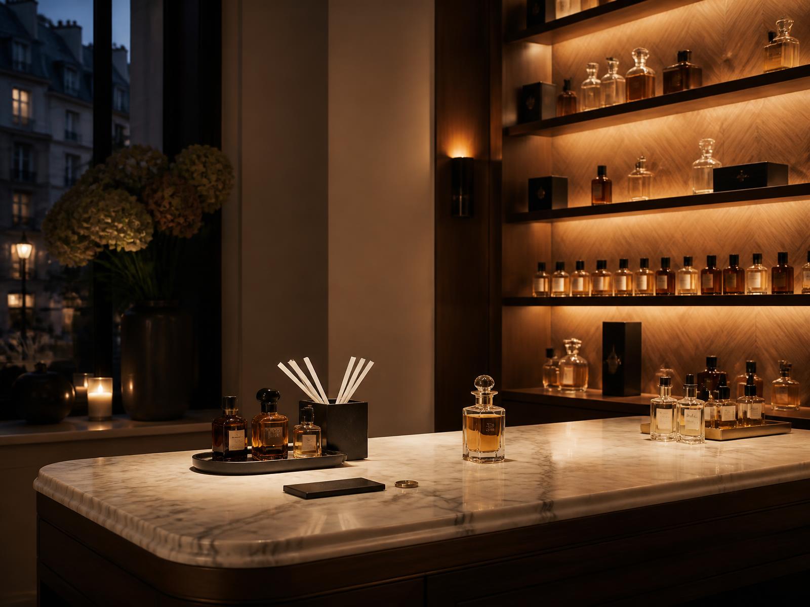 Consulenza olfattiva nella boutique In Divitias